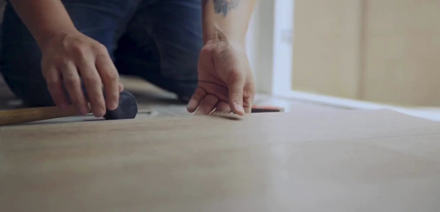 Hardwood floor refinished by The Hardwood Guys, serving Cumming, GA