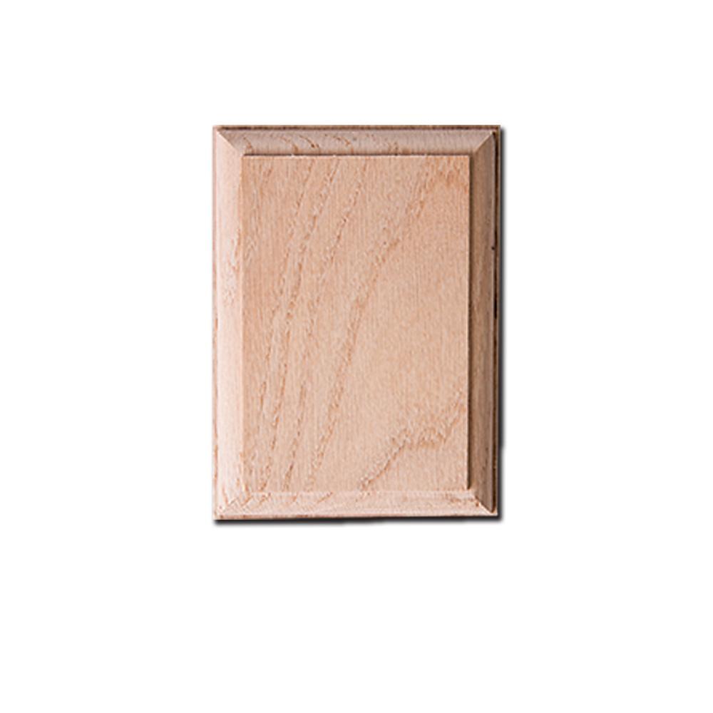 Red Oak Rectangular Rosette
