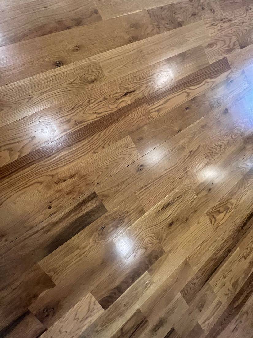Enhancing the Beauty of 5-Inch Number 2 Grade White Oak — project photo by The Hardwood Guys