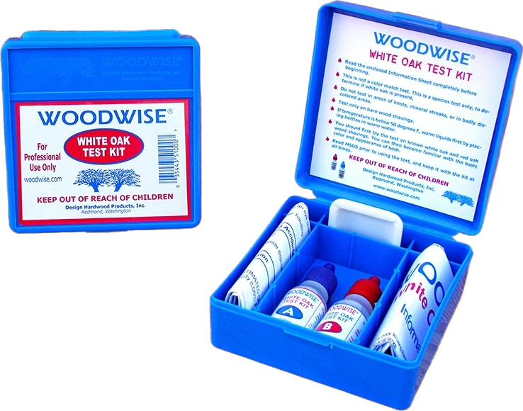 How to Use the Woodwise White Oak Test Kit — project photo by The Hardwood Guys