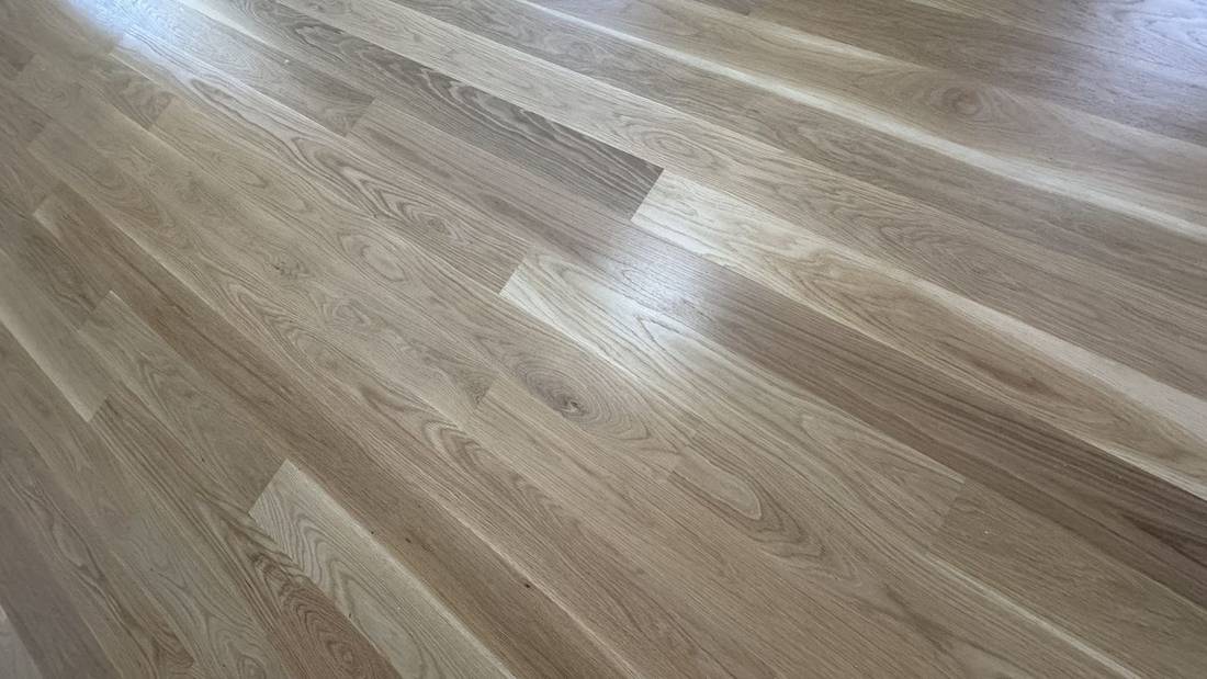 Finished Project Using Bona Nordic Seal and HD Traffic in — project photo by The Hardwood Guys