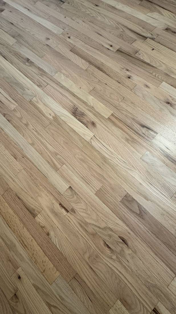 Red Oak Hardwoods Finished with Bona Natural Seal and HD — project photo by The Hardwood Guys