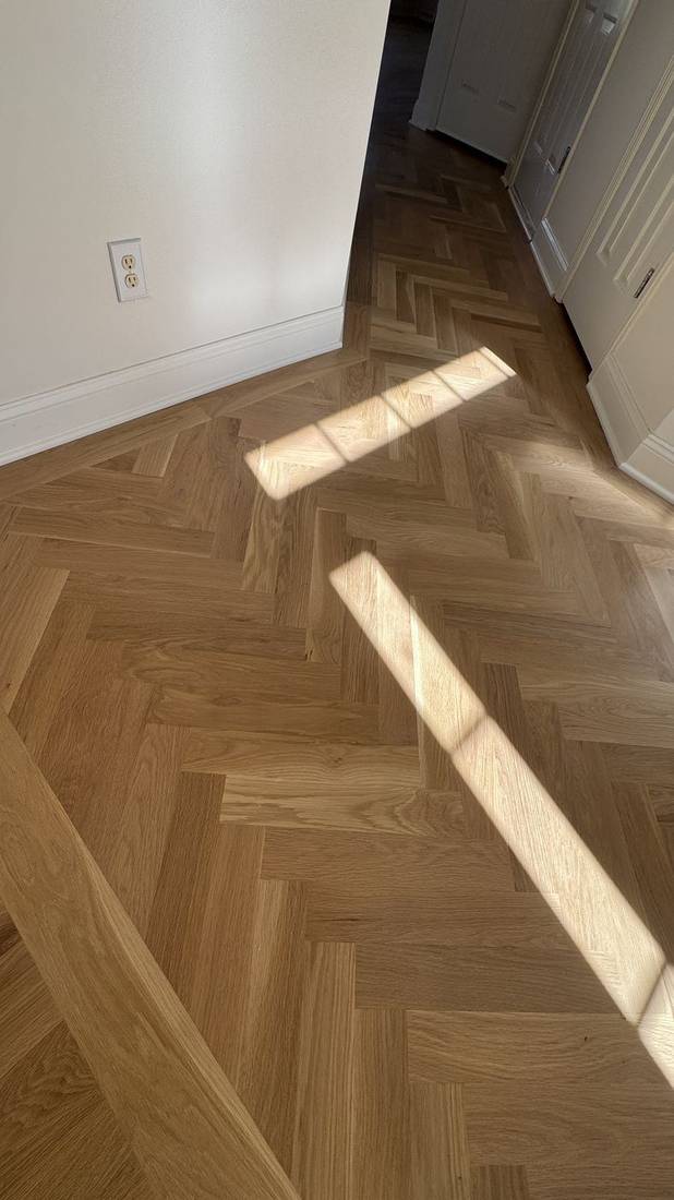 Finished Project Using Bona Nordic Seal and HD Traffic in — project photo by The Hardwood Guys