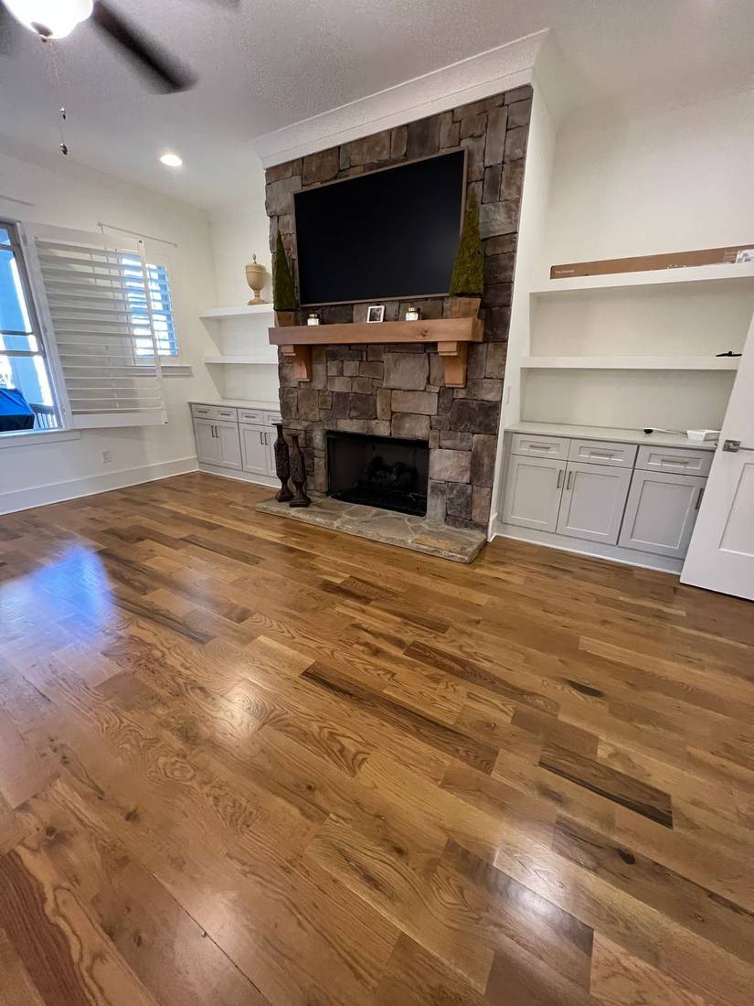 Enhancing the Beauty of 5-Inch Number 2 Grade White Oak — project photo by The Hardwood Guys
