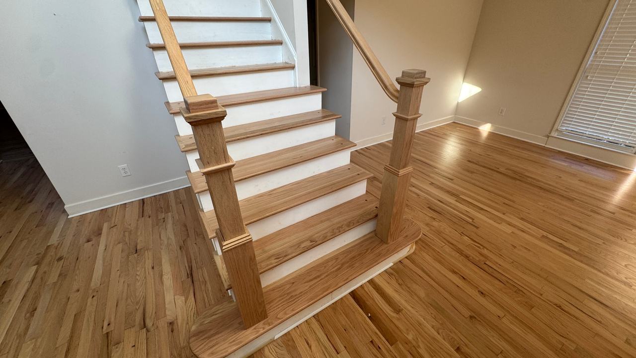Red Oak Hardwoods Finished with Bona Natural Seal and HD — project photo by The Hardwood Guys