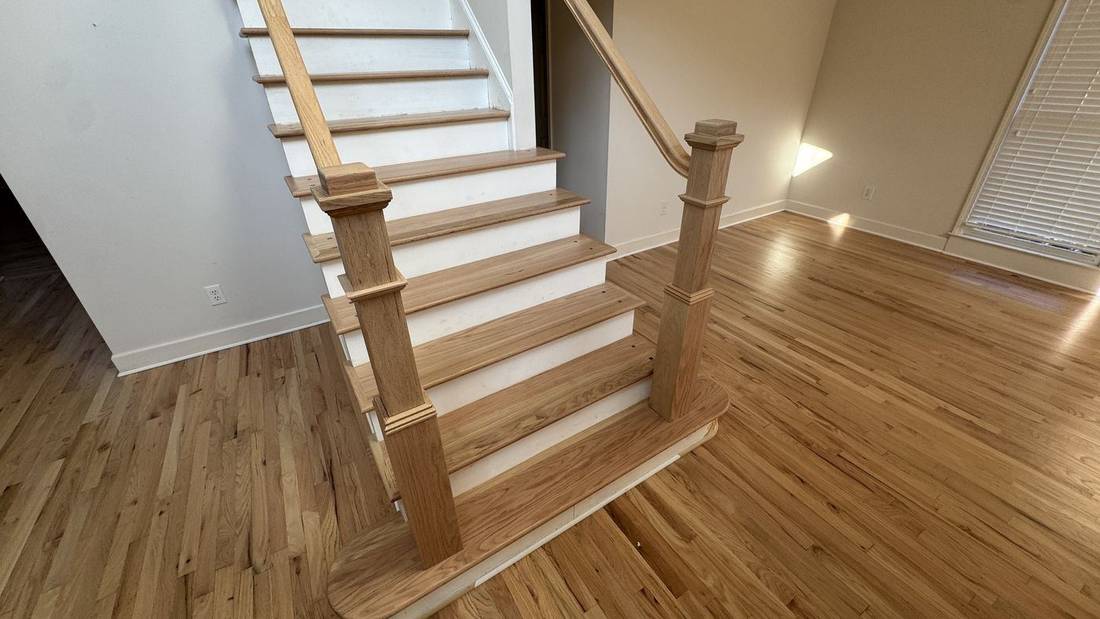 Finished hardwood floor by The Hardwood Guys, serving Johns Creek, GA