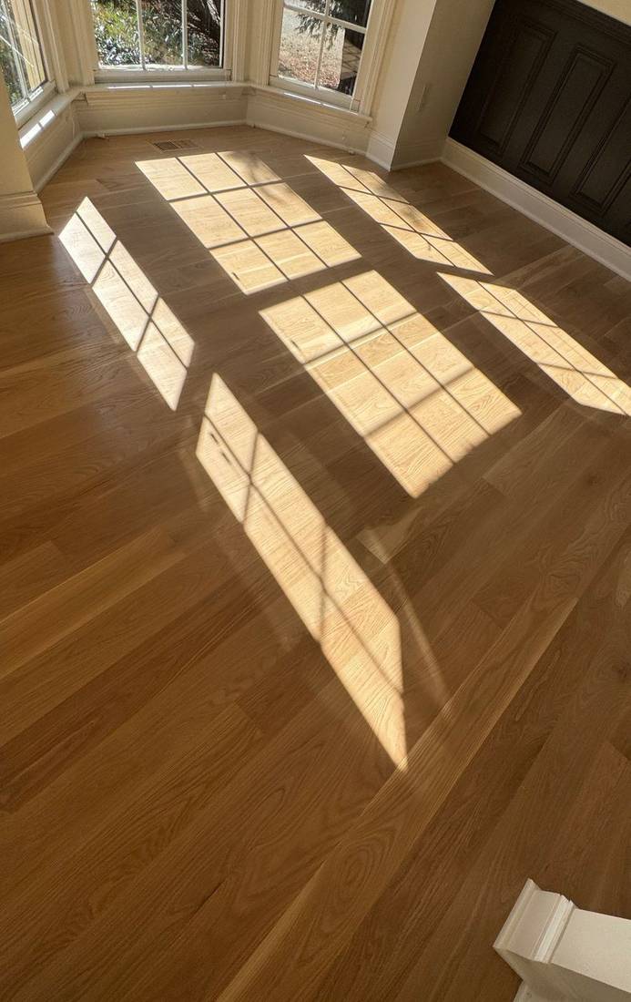 Finished Project Using Bona Nordic Seal and HD Traffic in — project photo by The Hardwood Guys