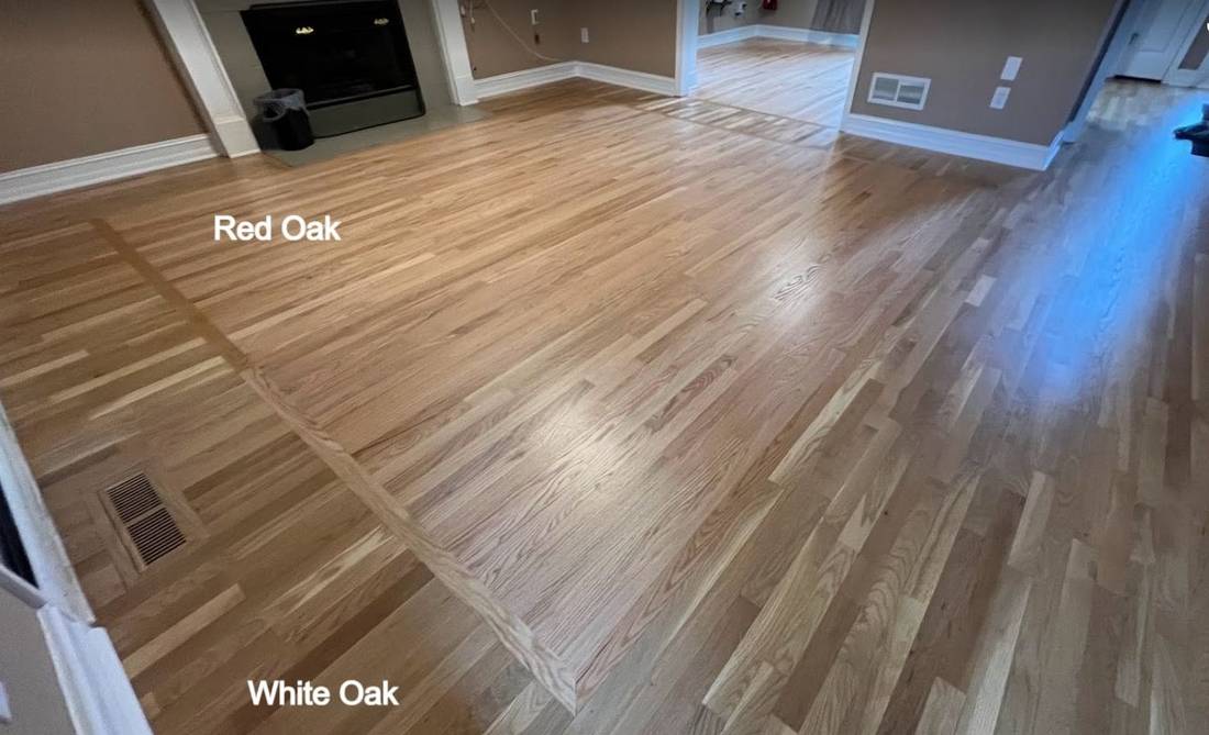 Differences Between White and Red Solid Oak Floors — project photo by The Hardwood Guys