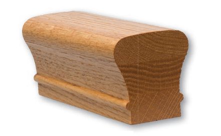 6010-O Colonial Red Oak Handrail - 2-16'