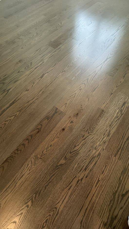Warm Gray Red Oak Floors in Canton, GA by The Hardwood Guys — project photo by The Hardwood Guys