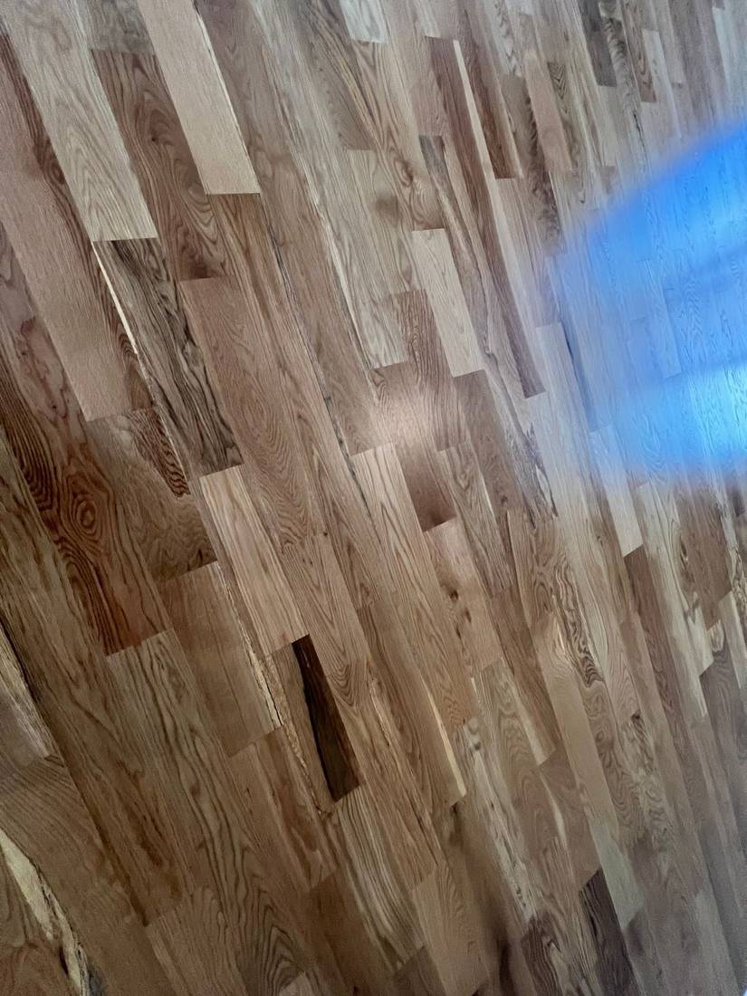 Enhancing the Beauty of 5-Inch Number 2 Grade White Oak — project photo by The Hardwood Guys