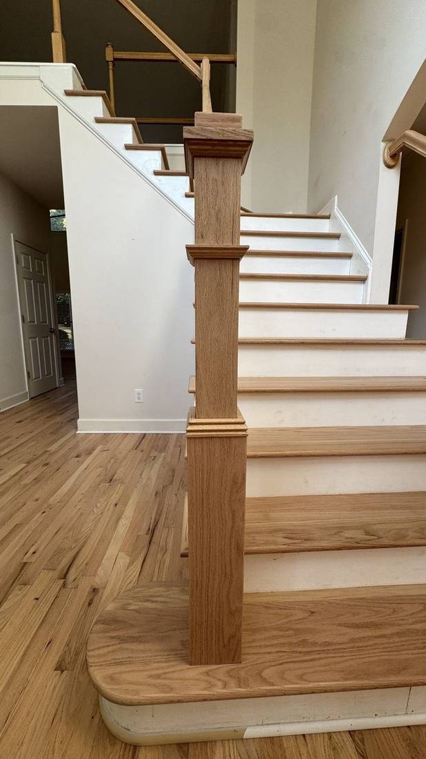 Red Oak Hardwoods Finished with Bona Natural Seal and HD — project photo by The Hardwood Guys