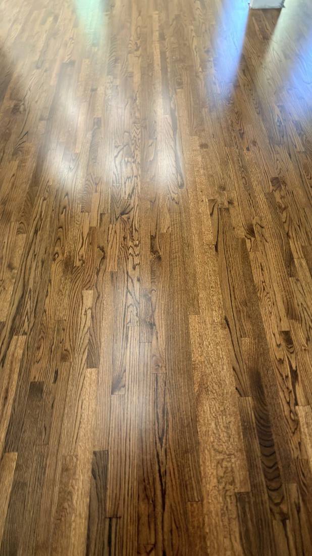 Minwax Honey Stain: Warm Medium-Brown Finish Trend — project photo by The Hardwood Guys