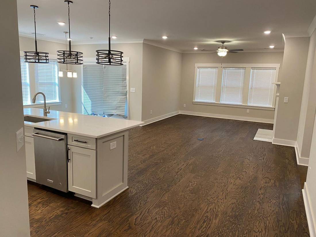 Hardwood floor installed by The Hardwood Guys, serving Milton, GA
