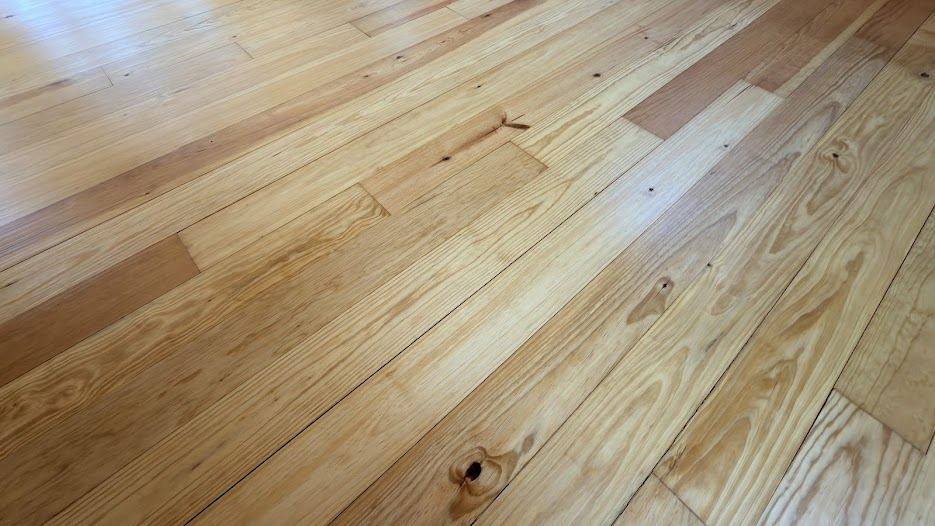 Reviving Old Pine Floors with Oil-Based Urethane — project photo by The Hardwood Guys