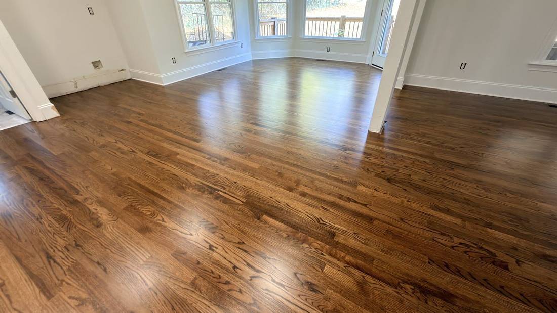 Minwax Honey Stain: Warm Medium-Brown Finish Trend — project photo by The Hardwood Guys