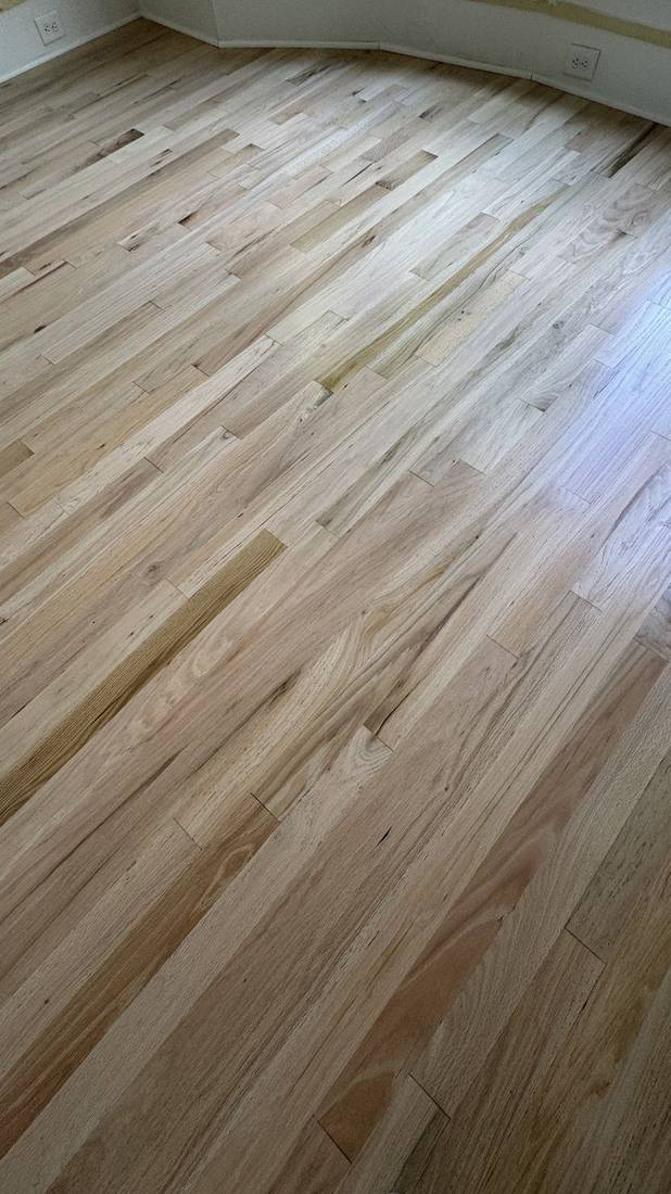 Stunning Red Oak Floor Transformation in Roswell — project photo by The Hardwood Guys