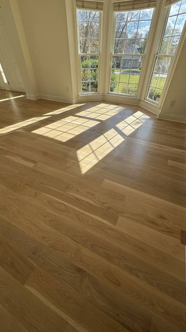 Finished Project Using Bona Nordic Seal and HD Traffic in — project photo by The Hardwood Guys