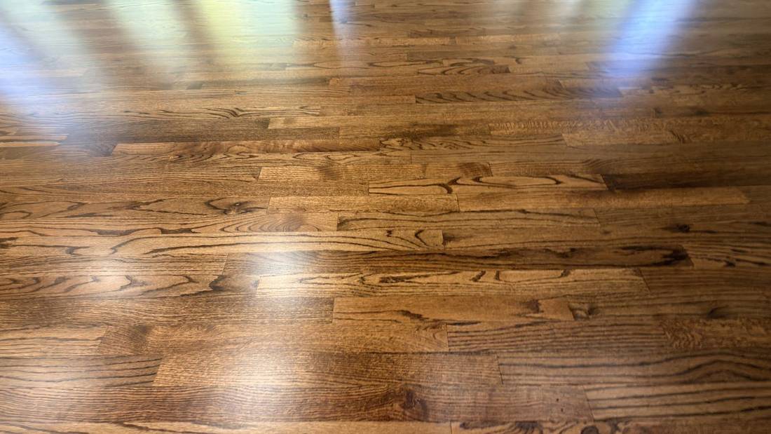 Minwax Honey Stain: Warm Medium-Brown Finish Trend — project photo by The Hardwood Guys