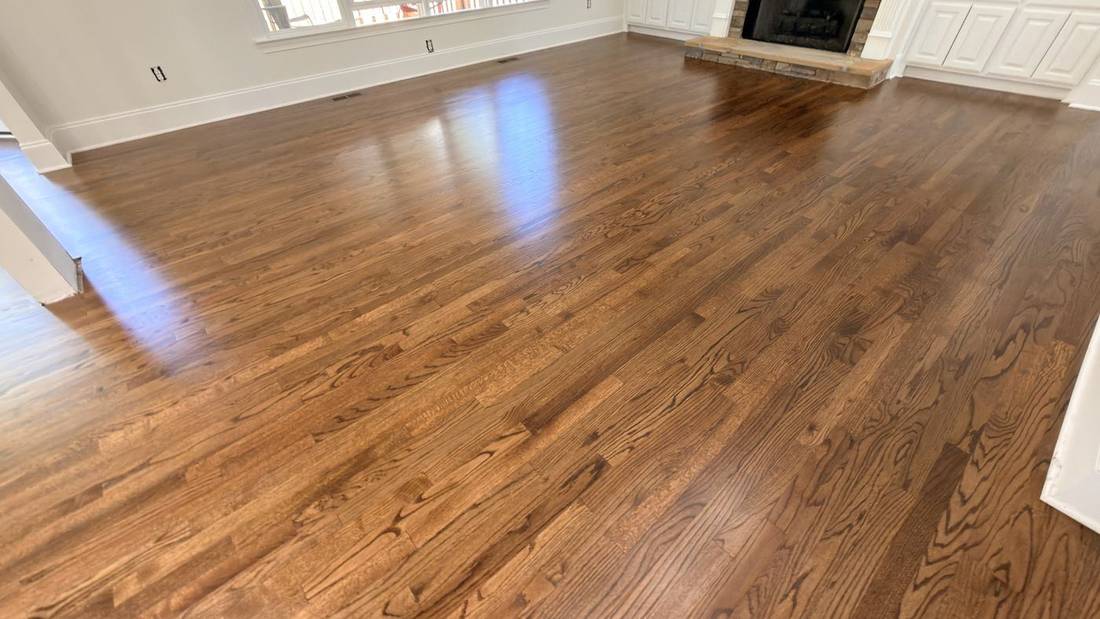 Minwax Honey Stain: Warm Medium-Brown Finish Trend — project photo by The Hardwood Guys