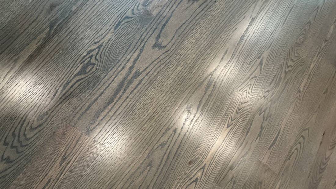 Warm Gray Red Oak Floors in Canton, GA by The Hardwood Guys — project photo by The Hardwood Guys