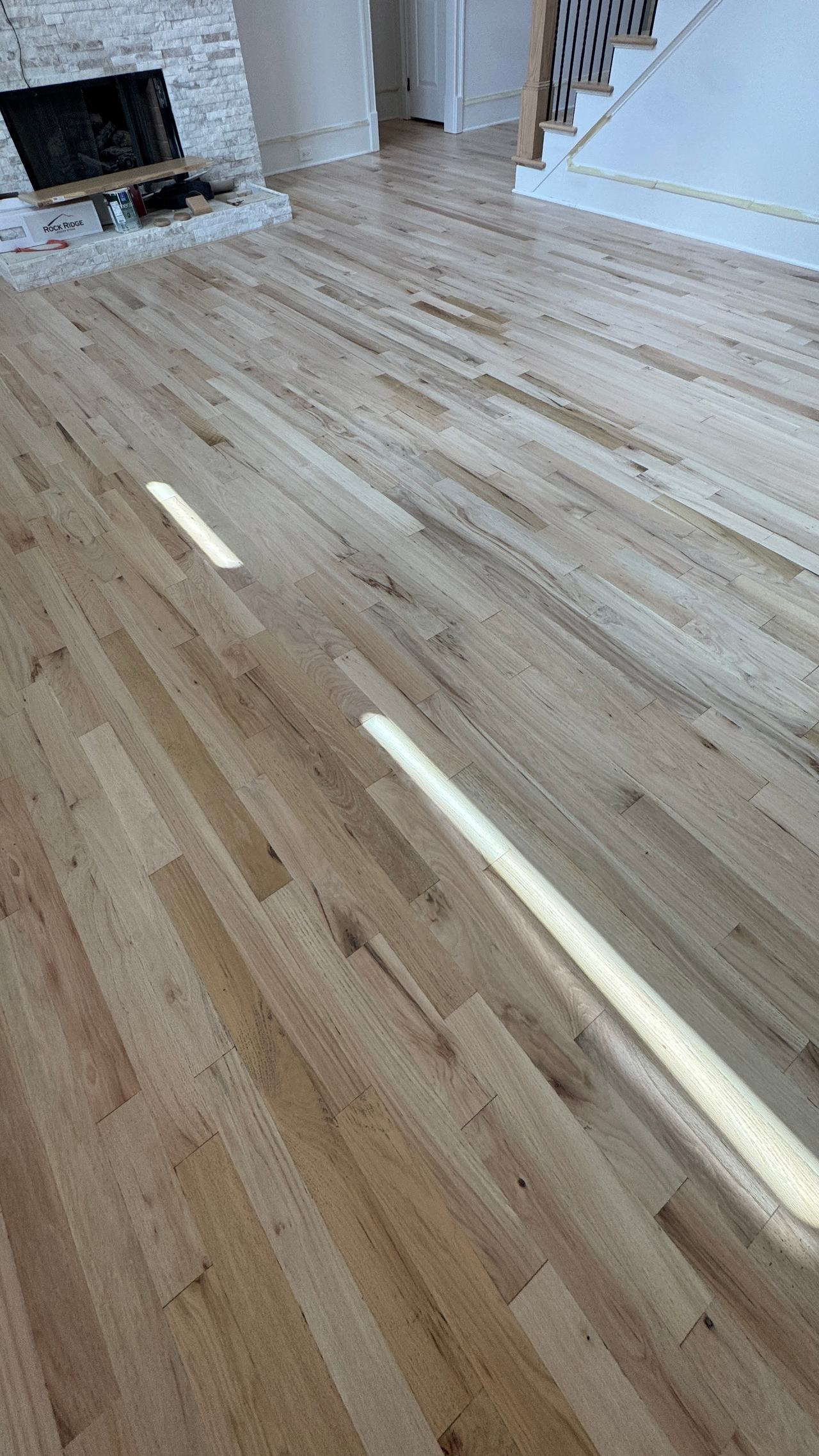 Stunning Red Oak Floor Transformation in Roswell — project photo by The Hardwood Guys