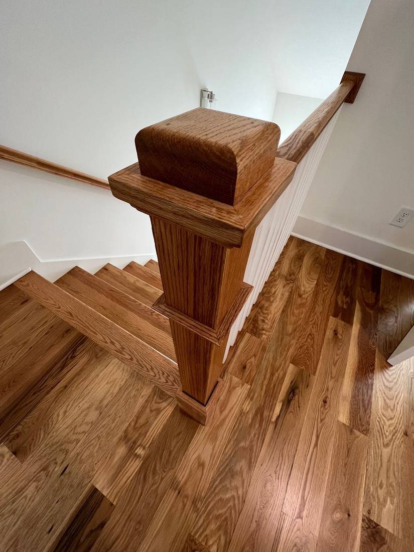 Enhancing the Beauty of 5-Inch Number 2 Grade White Oak — project photo by The Hardwood Guys