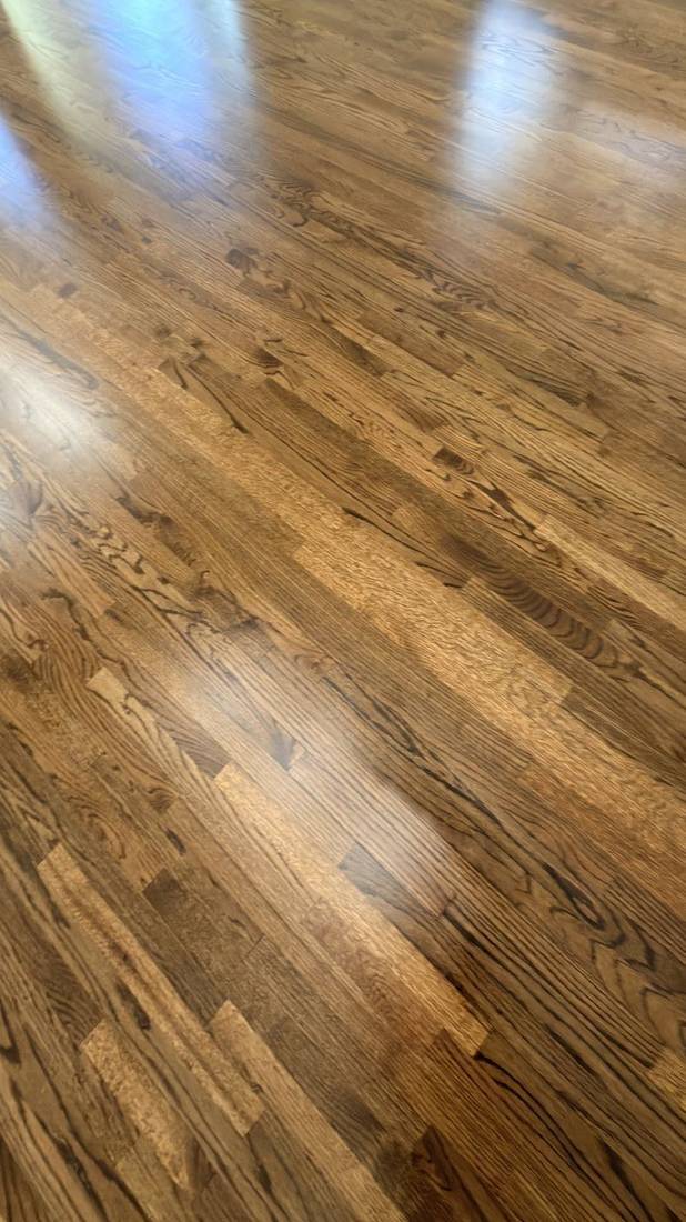 Minwax Honey Stain: Warm Medium-Brown Finish Trend — project photo by The Hardwood Guys