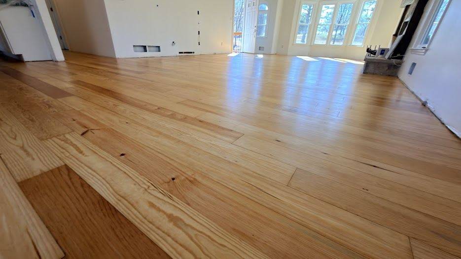 Finished hardwood floor by The Hardwood Guys, serving Peachtree Corners, GA