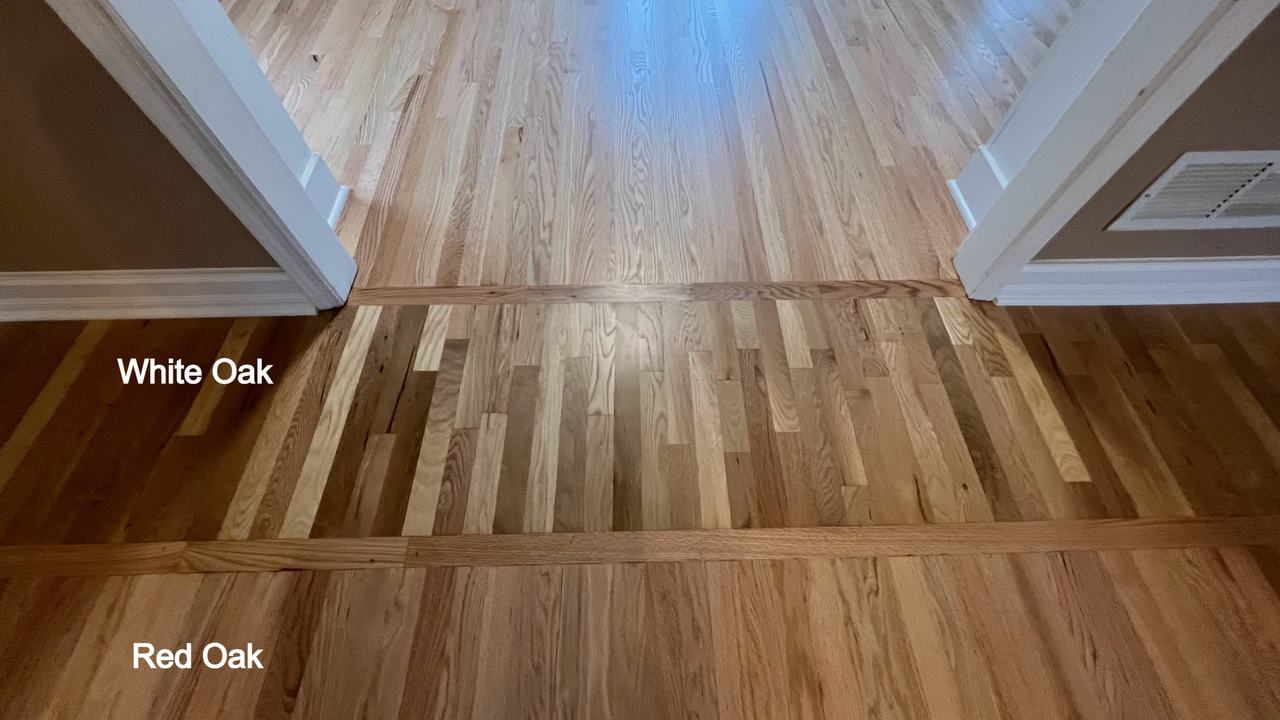Differences Between White and Red Solid Oak Floors — project photo by The Hardwood Guys