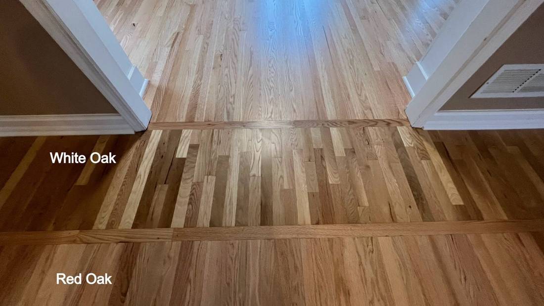 Differences Between White and Red Solid Oak Floors — project photo by The Hardwood Guys