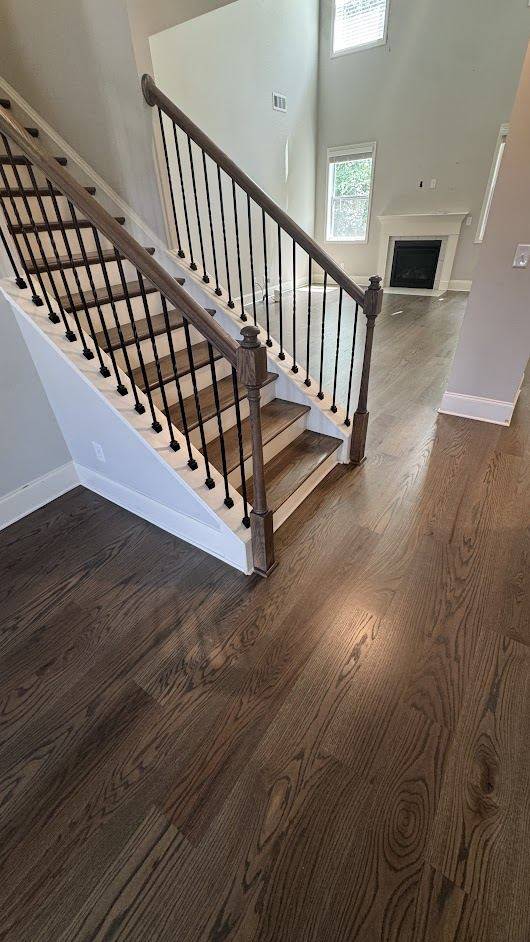 Warm Gray Red Oak Floors in Canton, GA by The Hardwood Guys — project photo by The Hardwood Guys