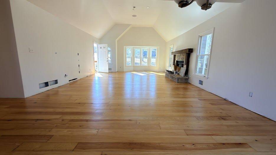 Finished hardwood floor by The Hardwood Guys, serving Milton, GA