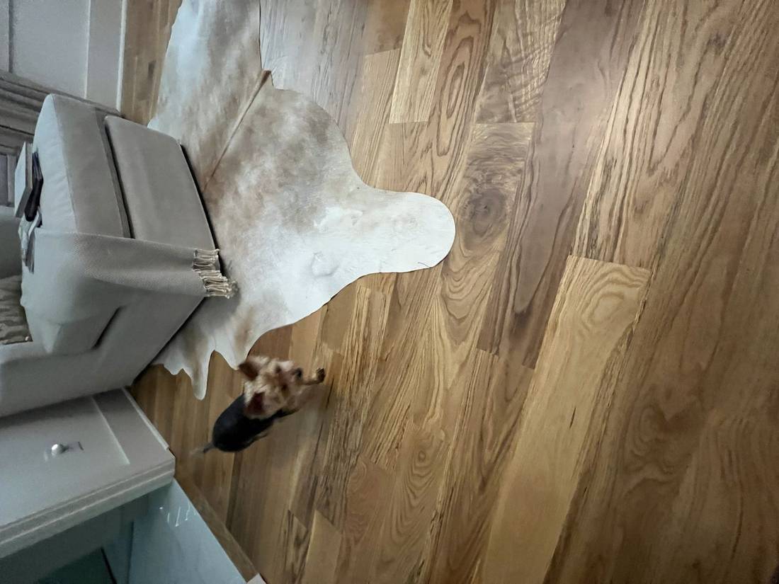 Enhancing the Beauty of 5-Inch Number 2 Grade White Oak — project photo by The Hardwood Guys