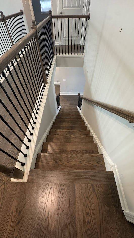 Warm Gray Red Oak Floors in Canton, GA by The Hardwood Guys — project photo by The Hardwood Guys