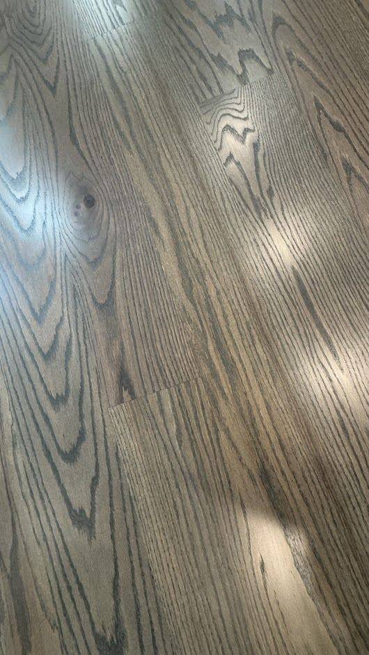 Warm Gray Red Oak Floors in Canton, GA by The Hardwood Guys — project photo by The Hardwood Guys