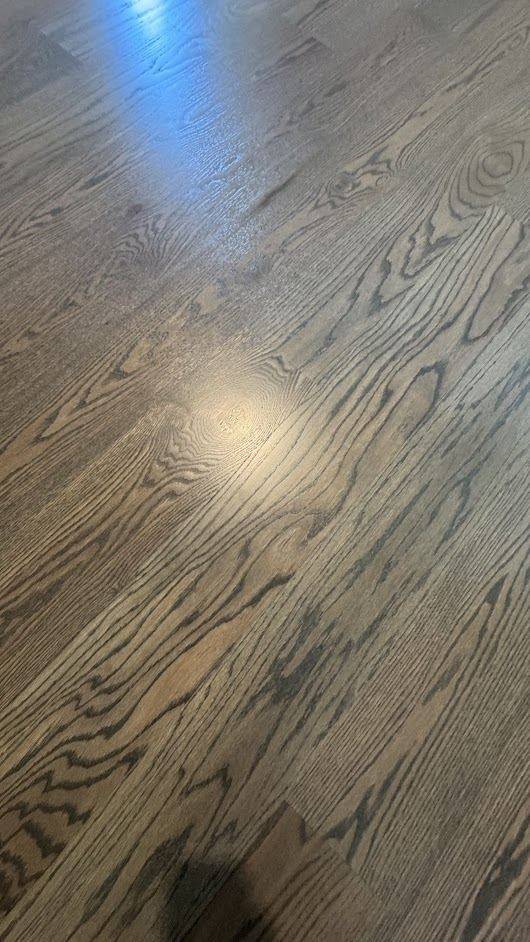 Warm Gray Red Oak Floors in Canton, GA by The Hardwood Guys — project photo by The Hardwood Guys