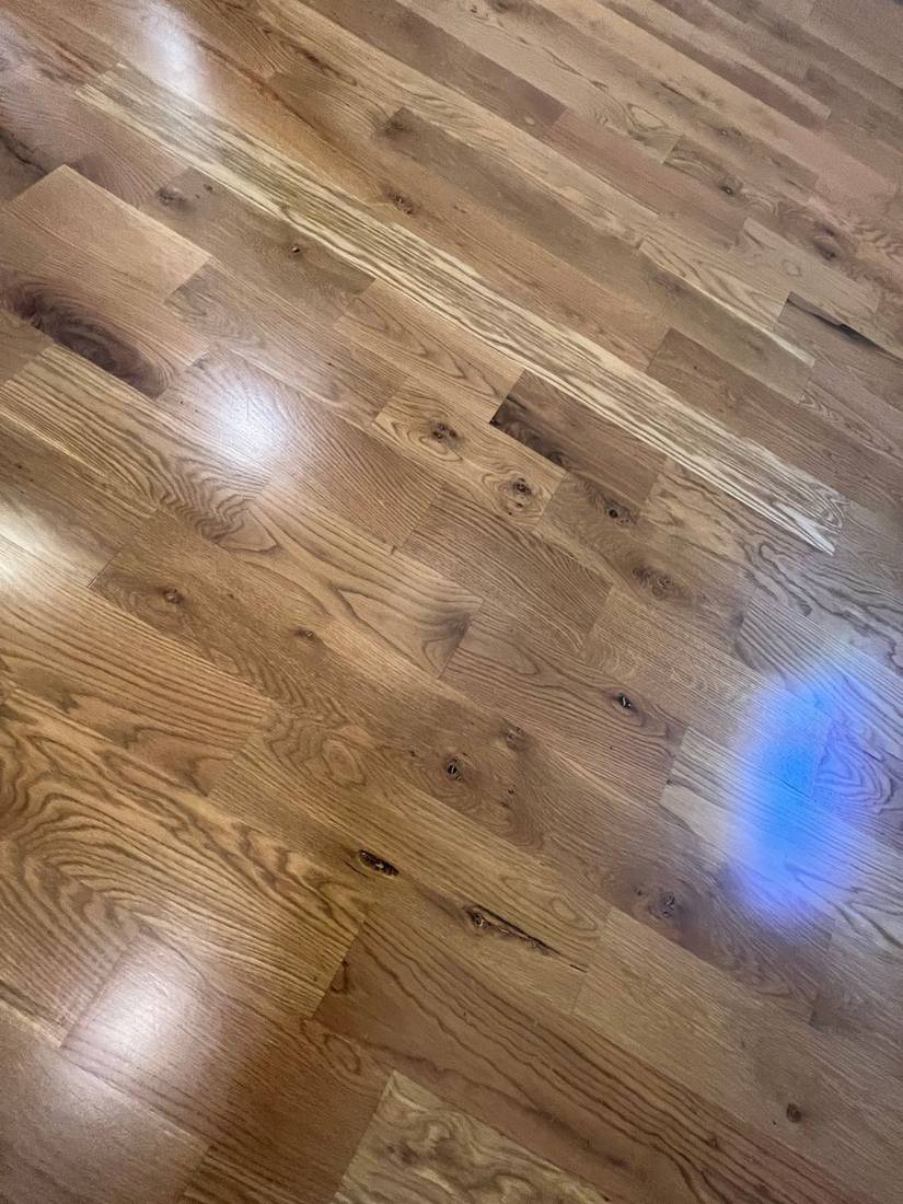 Enhancing the Beauty of 5-Inch Number 2 Grade White Oak — project photo by The Hardwood Guys