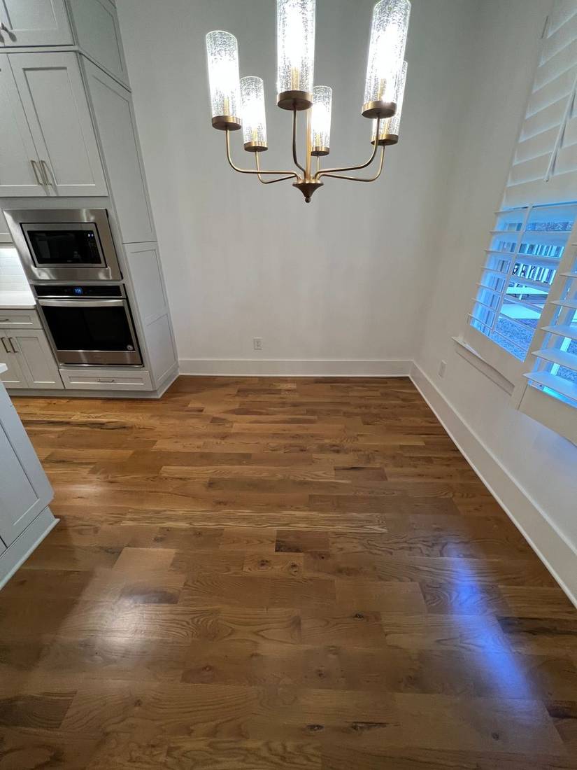 Enhancing the Beauty of 5-Inch Number 2 Grade White Oak — project photo by The Hardwood Guys