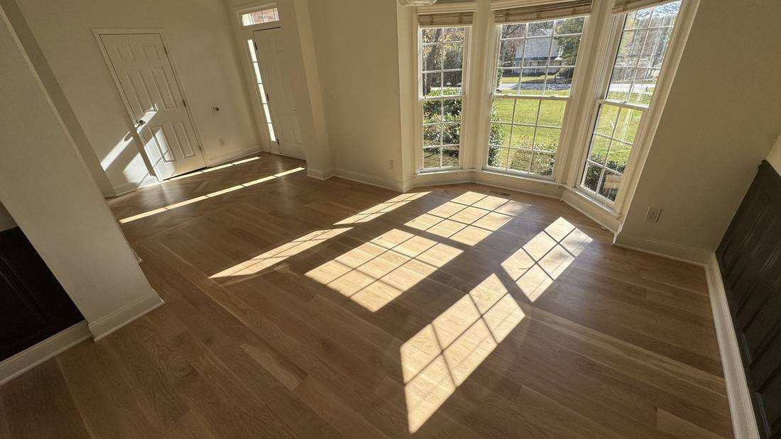 Finished Project Using Bona Nordic Seal and HD Traffic in — project photo by The Hardwood Guys