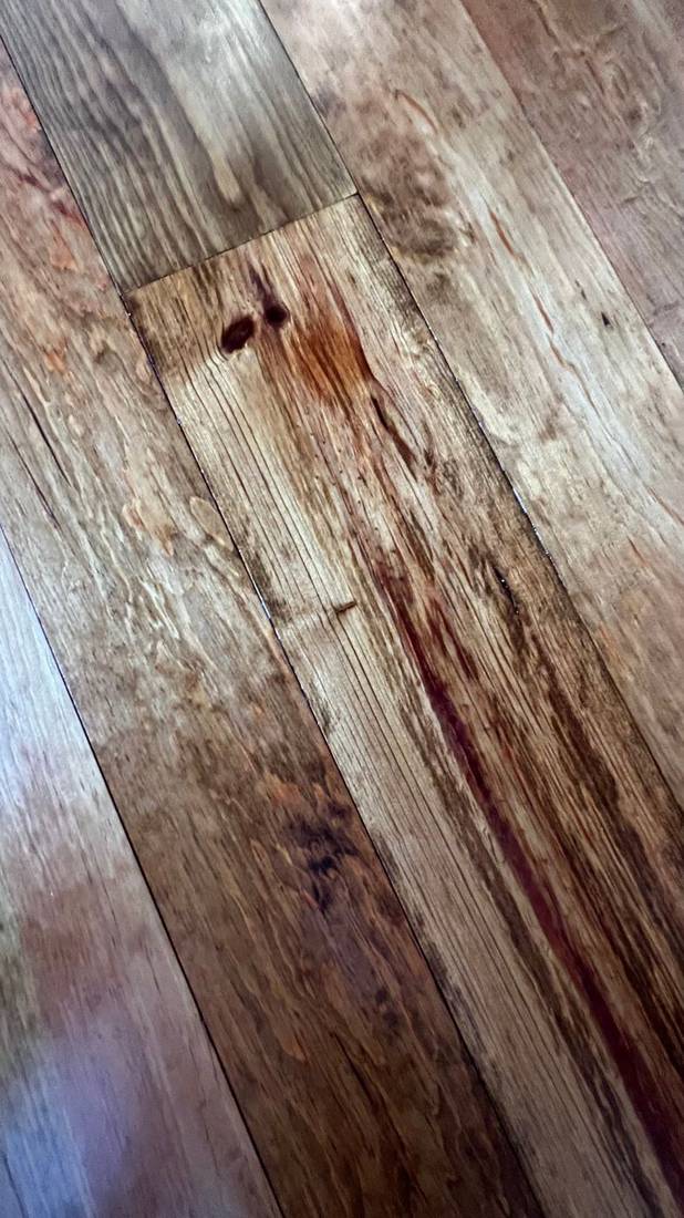 Curly and Character Grade Heart Pine — project photo by The Hardwood Guys