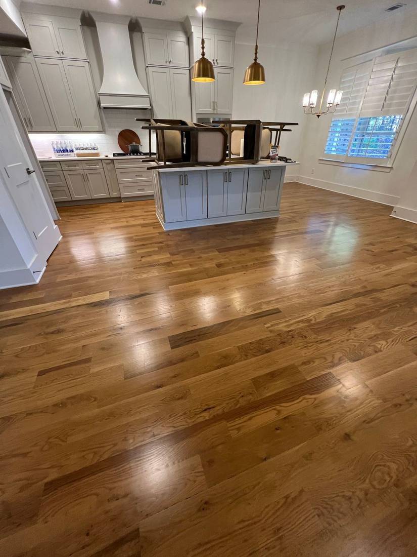 Enhancing the Beauty of 5-Inch Number 2 Grade White Oak — project photo by The Hardwood Guys
