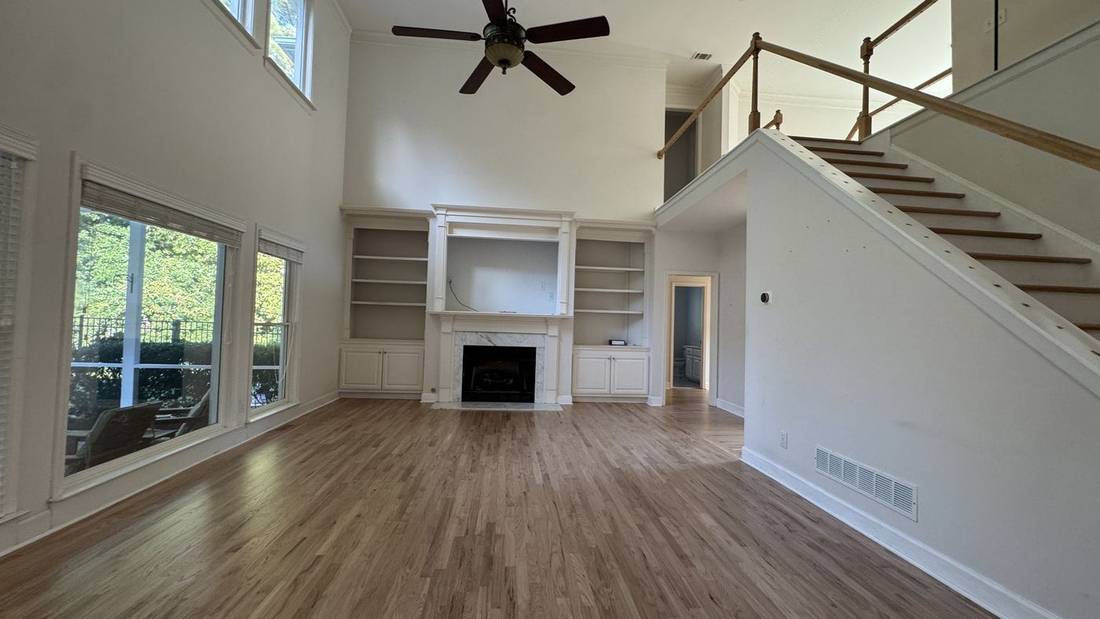 Finished hardwood floor by The Hardwood Guys, serving Holly Springs, GA