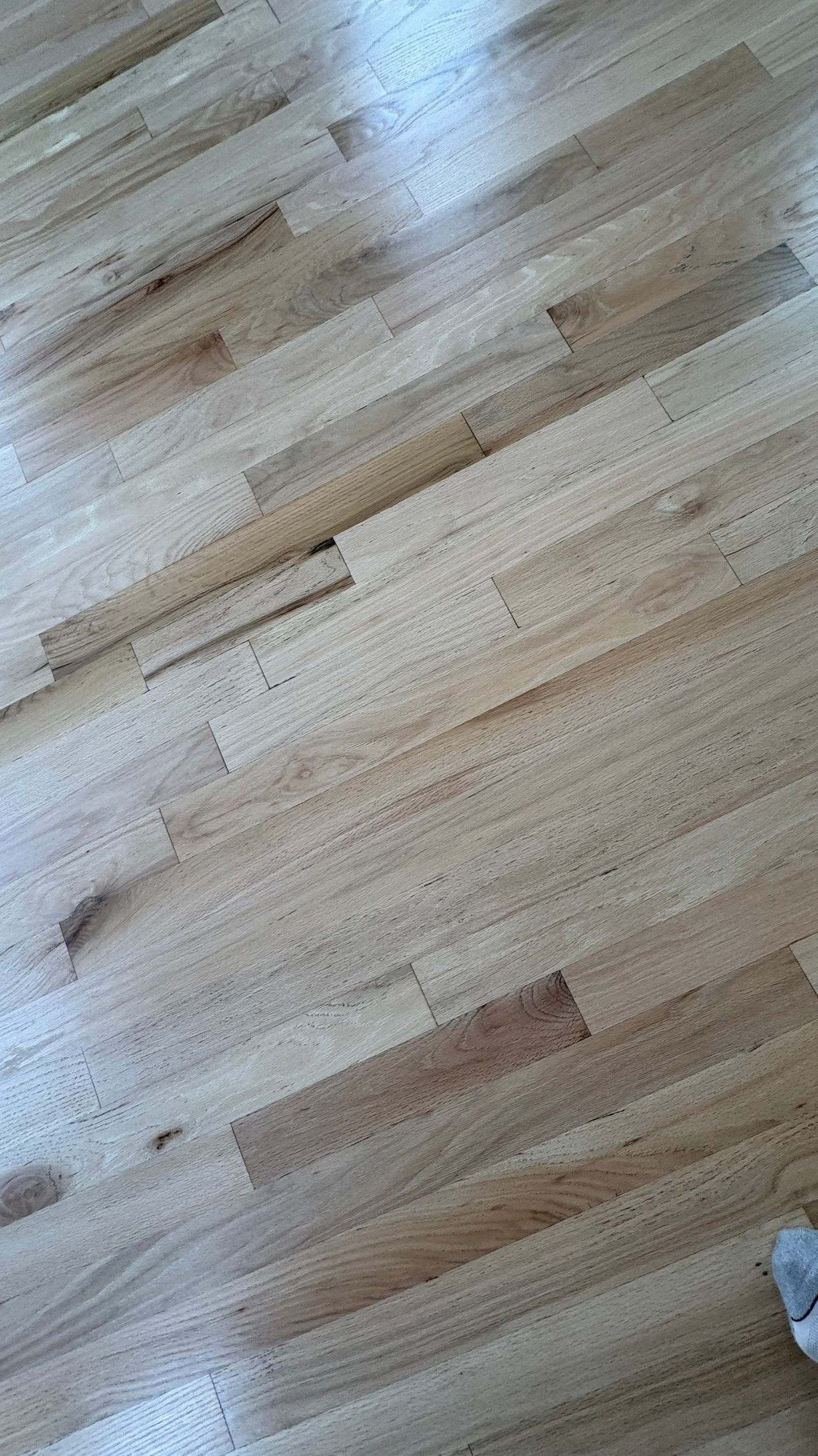 Stunning Red Oak Floor Transformation in Roswell — project photo by The Hardwood Guys