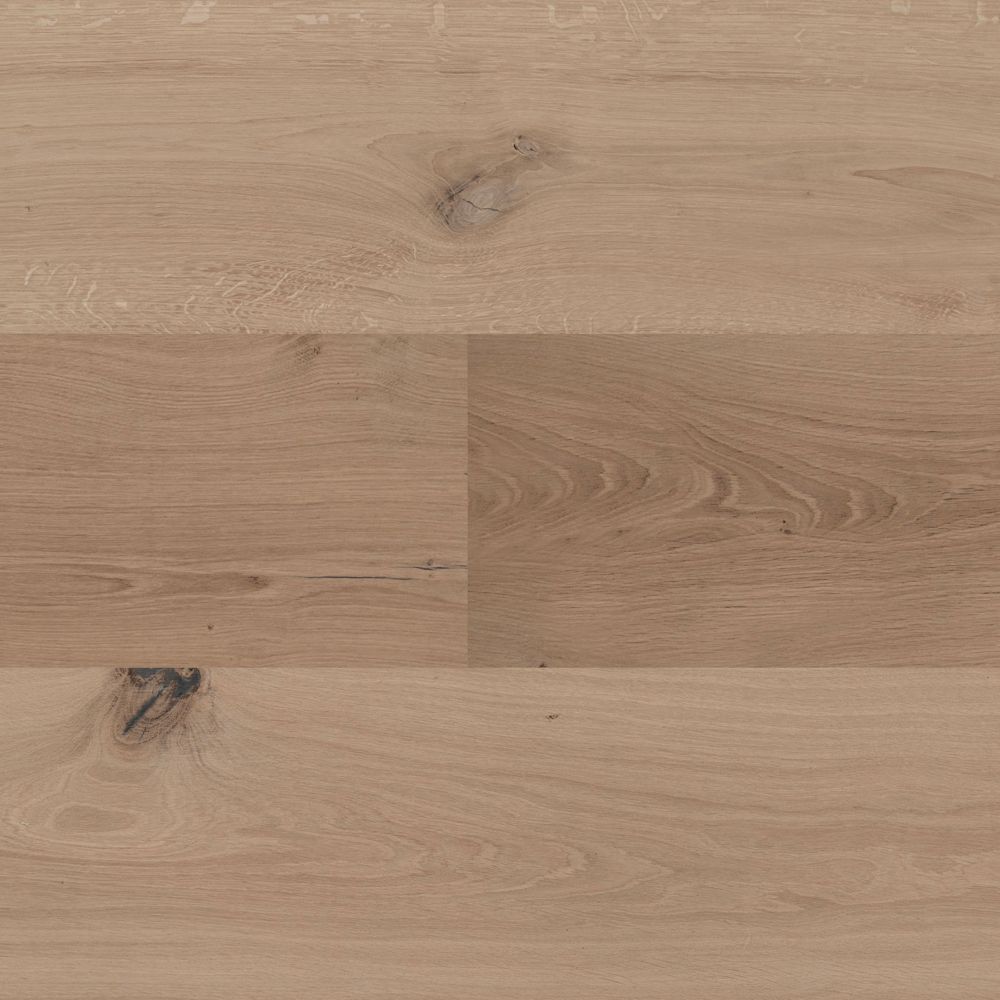 European French Oak Unfinished Oak 5/8" — Micro Bevel, 7 1/2 inch by 5/8 inch with 4mm wear layer