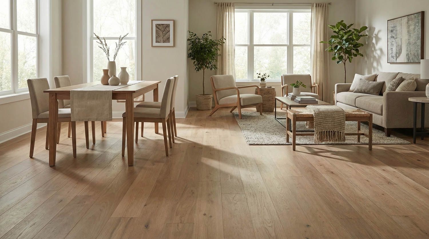 European French Oak - Sandy Beige 7 1/2" x 5/8" Prefinished, photo 5 of 11