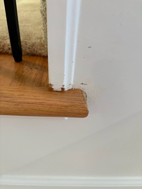 Undersides and ends of rails stay slightly rough where people don't normally touch — this is normal.