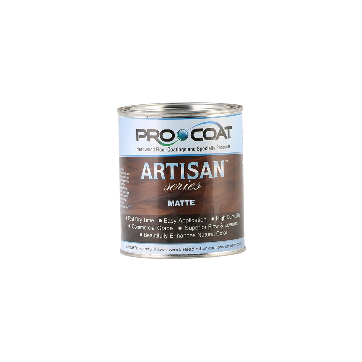 Can of ProCoat Artisan Series oil-modified polyurethane in Matte sheen