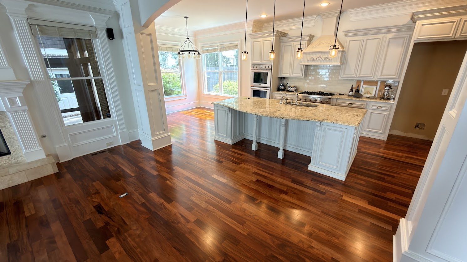 Hardwood floor stained by The Hardwood Guys