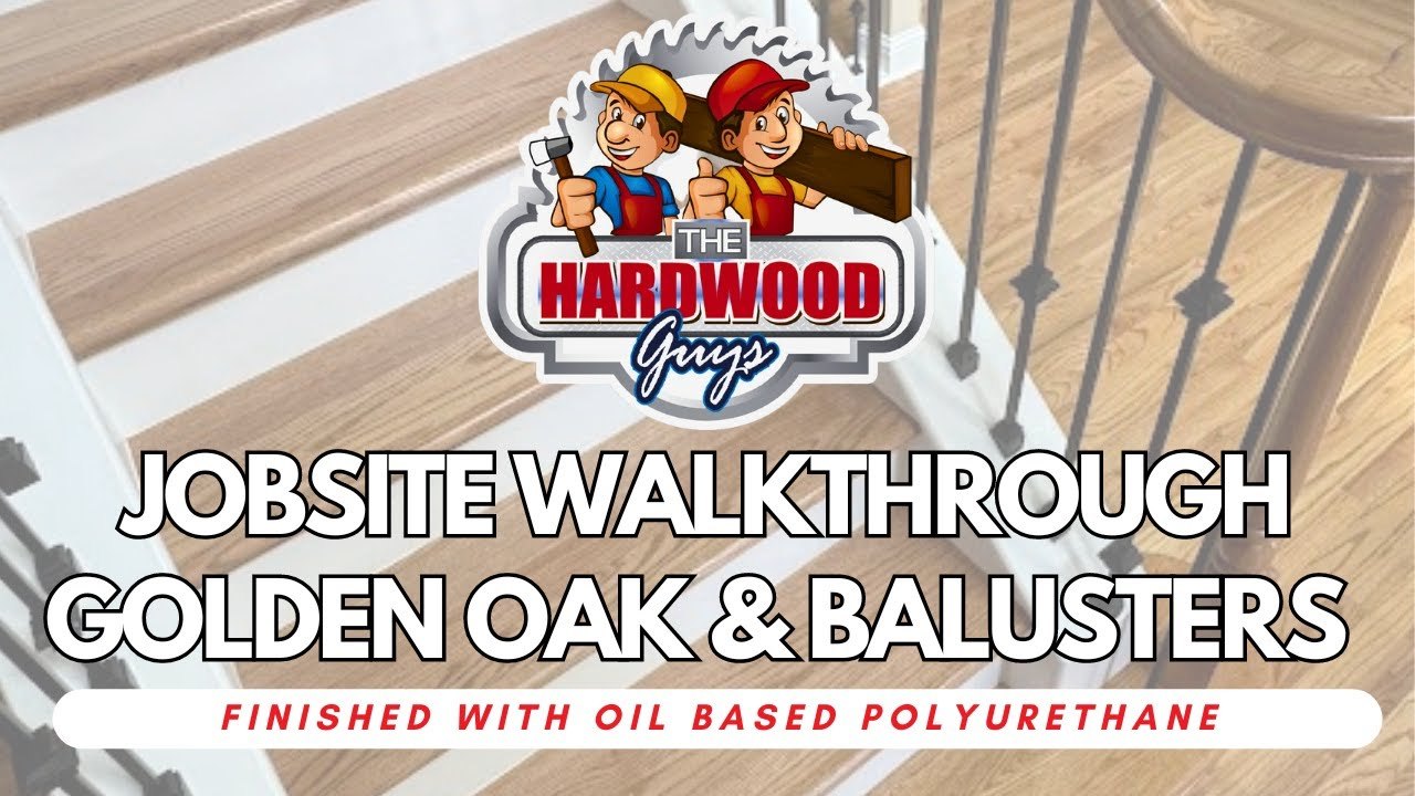 Video thumbnail: a recent job with new stair treads and black iron balusters